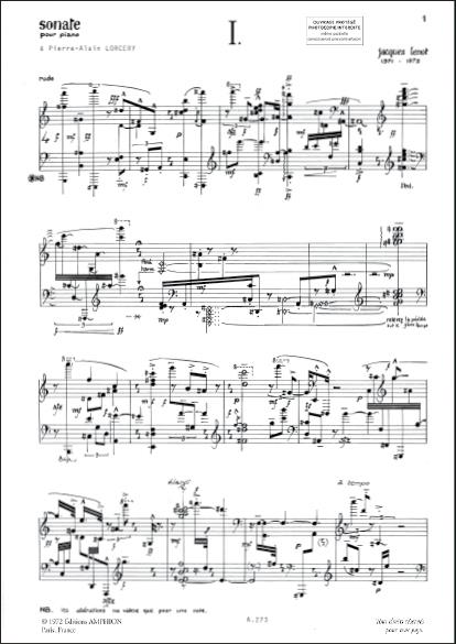 Sonate Piano